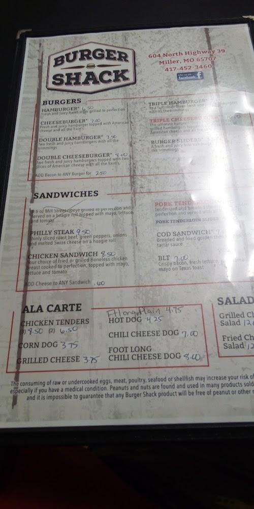 The Burger Shack Menu image 3